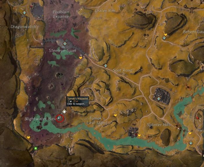 Blazeridge Steppes mapa