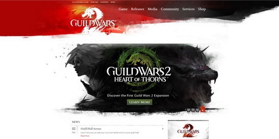 Officiální web GW2