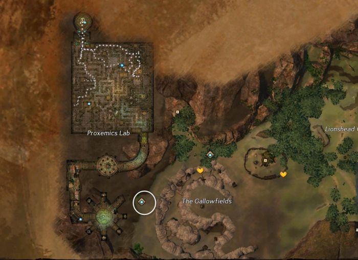 Brisban Wildlands mapa